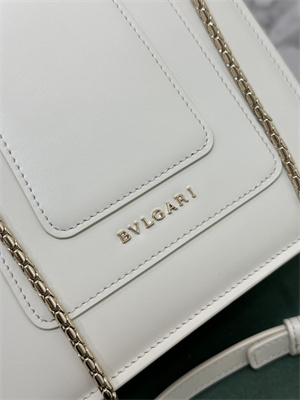 B*l*ai serpenti forever mini top handle bag calfskin leather white color 38329