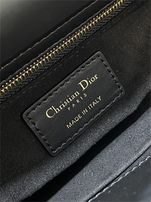 cd small lady di.or my abcD*or bag black tweed with white cannage motif gold tone metal