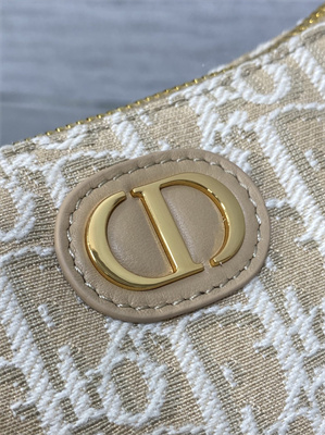 cd 30 montaigne wanderlust mini bag D*or oblique chambray with raffia effect and smooth calfskin nature