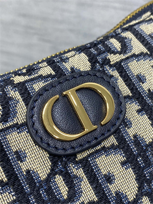 cd 30 montaigne wanderlust mini bag blue D*or oblique jacquard and smooth calfskin