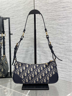 cd 30 montaigne wanderlust mini bag blue D*or oblique jacquard and smooth calfskin