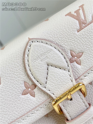 L.V Nano Diane Monogram Embossed grained cowhide leather Bicolor Eden M13642