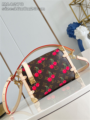 L.V X TM SIDE TRUNK MM Monogram Cherry coated canvas M14278