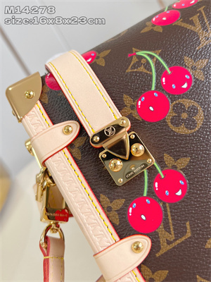 L.V X TM SIDE TRUNK MM Monogram Cherry coated canvas M14278
