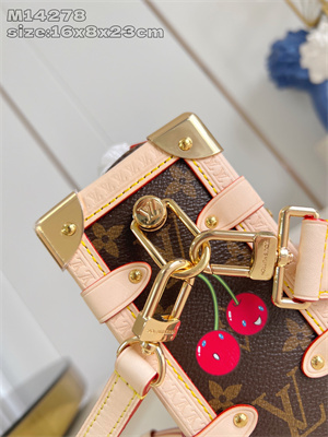 L.V X TM SIDE TRUNK MM Monogram Cherry coated canvas M14278