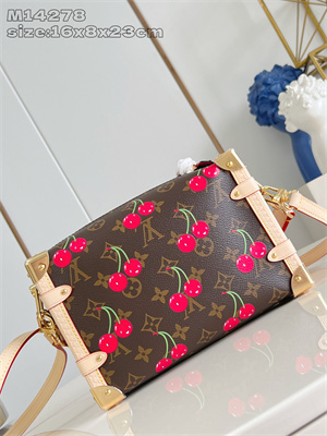 L.V X TM SIDE TRUNK MM Monogram Cherry coated canvas M14278