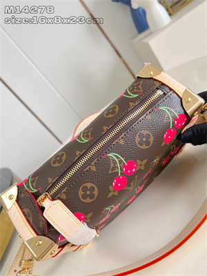 L.V X TM SIDE TRUNK MM Monogram Cherry coated canvas M14278