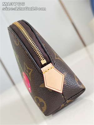 LV x TM Cosmetic Pouch PM Monogram Canvas With Cherry M13766