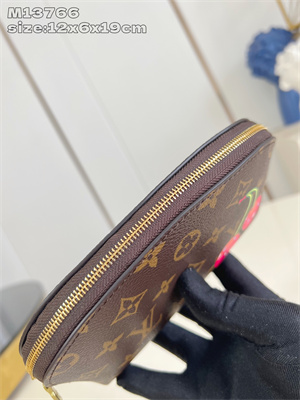 LV x TM Cosmetic Pouch PM Monogram Canvas With Cherry M13766