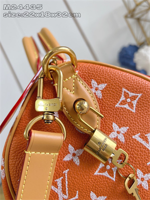 L.V Speedy P9 Bandoulière 30 Monogram Soft Calfskin Orange