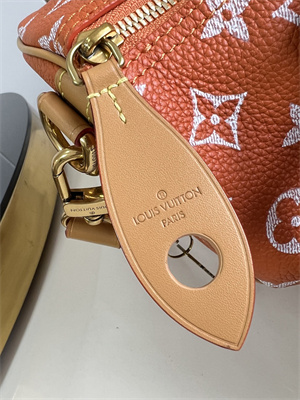 L.V Speedy P9 Bandoulière 30 Monogram Soft Calfskin Orange