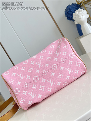 L.V Speedy P9 Bandoulière 30 Monogram Soft Calfskin Sakura Pink