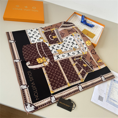 LV Square Silk Scarf 38563