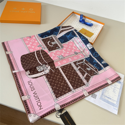 LV Square Silk Scarf 38564