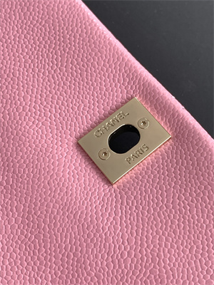 Cha.nel Duma Backpack Grained Calfskin Gold Tone Metal Pink AS3860