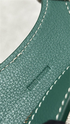 Go*ard beluga mini bag Go*ardine canvas & chevroches calfskin green