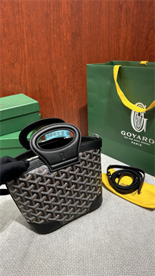 Go*ard beluga mini bag Go*ardine canvas & chevroches calfskin black