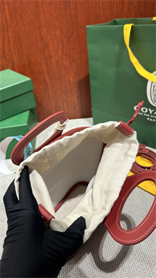 Go*ard beluga mini bag Go*ardine canvas & chevroches calfskin red