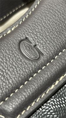 Go*ard beluga mini bag Go*ardine canvas & chevroches calfskin grey