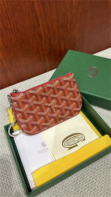 Go*ard key pouch coin purse Go*ardine canvas & chevroches calfskin red