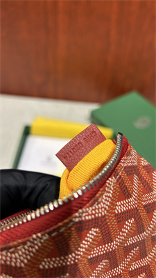 Go*ard key pouch coin purse Go*ardine canvas & chevroches calfskin red