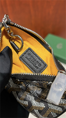 Go*ard key pouch coin purse Go*ardine canvas & chevroches calfskin black