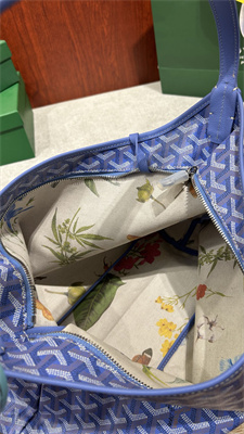 Go*ard bohème hobo bag Go*ardine canvas & chevroches calfskin iris