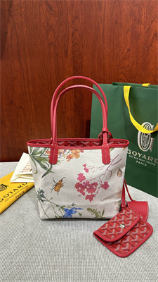 Go*ard anjou mini bag chevroches calfskin & Go*ardine canvas fuchsia