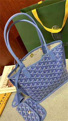 Go*ard anjou mini bag chevroches calfskin & Go*ardine canvas iris