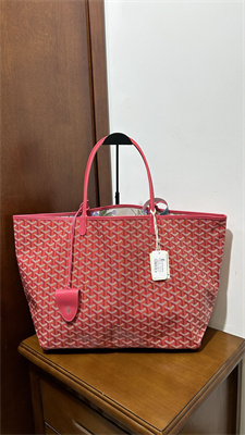 Go*ard saint l0*is gm bag in Go*ardine canvas & chevroches calfskin fuchsia