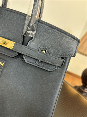 Birkin Colormatic Bag Swift Leather 25/30 Gold/Silver Hardware In Ardoise Color HS