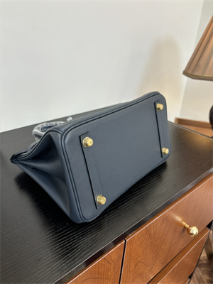 Birkin Colormatic Bag Swift Leather 25/30 Gold/Silver Hardware In Ardoise Color HS