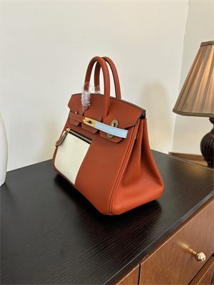 Birkin Colormatic Bag Swift Leather 25/30 Gold/Silver Hardware In CUIVRE, NATA, LIME, BLEU BRUME & CHAI Color HS