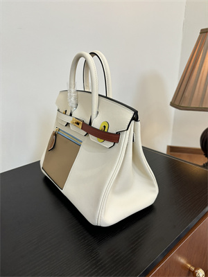 Birkin Colormatic Bag Swift Leather 25/30 Gold/Silver Hardware In Nata/Chai/Cuivre/Lime/Mauve Sylvester Color HS