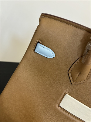 Birkin Colormatic Bag Swift Leather 25/30 Gold/Silver Hardware In CHAI, LIME, MAUVE SYLVESTRE, BLEU BRUME, CASSIS & NATA Color HS