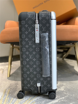 L.V Suitcase luggage Monogram Eclipse Canvas & Calfskin