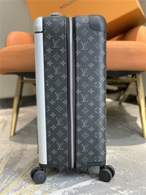 L.V Suitcase luggage Monogram Eclipse Canvas & Calfskin