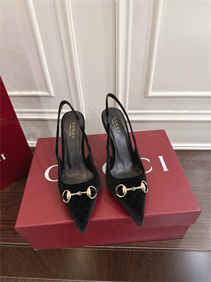 G*u*i velvet heeled slingback women 38963