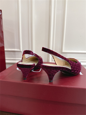 G*u*i velvet heeled slingback women 38964