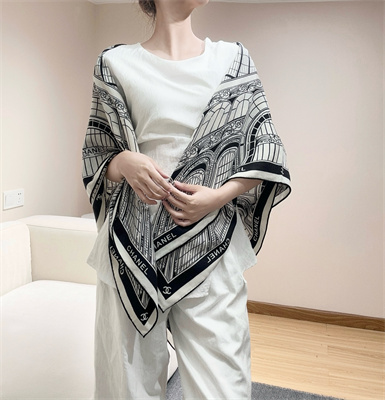 Ch*el cashmere/silk scarf 38927