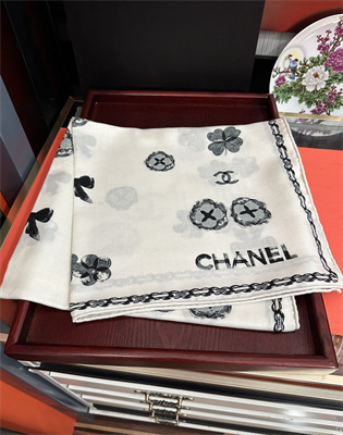 Ch*el cashmere/silk scarf 38931
