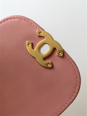 Cha.nel Mini Shopping Bag Kelly Bag Velvet Gold-Tone Metal Pink AS4416