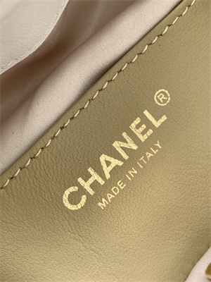 Ch*el 25 small handbag tweed gold tone metal white as5293