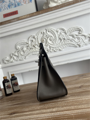 H**mes jypsiere togo leather silver tone metal etain color hs