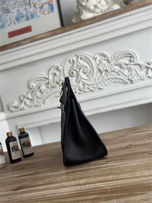 H**mes jypsiere togo leather silver tone metal black color hs