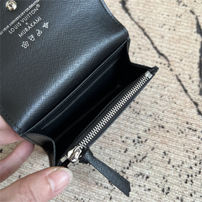 LV x TM Rosalie Coin Purse Monogram Canvas Black Colorful M13399