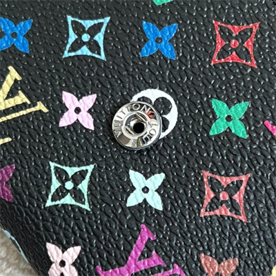 LV x TM Rosalie Coin Purse Monogram Canvas Black Colorful M13399