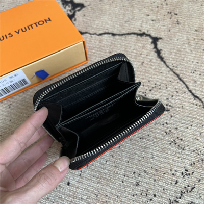 LV xTM Zippy Coin Purse Monogram Canvas Black Colorful M13409