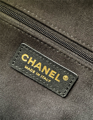 Ch*el backpack velvet and calfskin gold tone metal black as5793