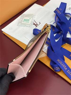 L.V Rommy Card Holder Vivienne Winter Holidays Monogram Canvas Snowy Pearl M15333